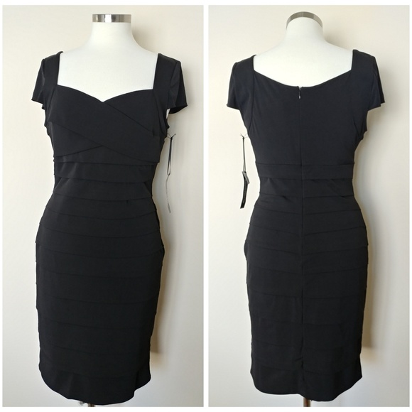 White House Black Market Dresses & Skirts - WHBM Ultra Slimming Dress LBD Black Size 12